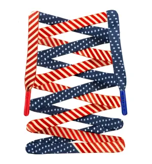 America Patriotic Shoelaces