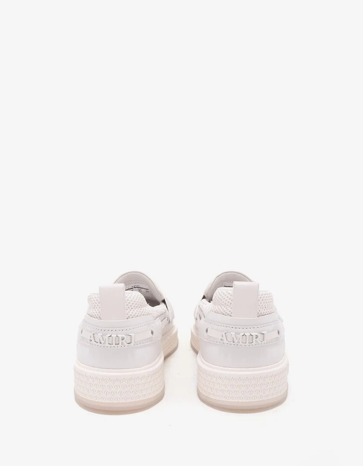 Amiri White MA Tassel Hybrid Loafers