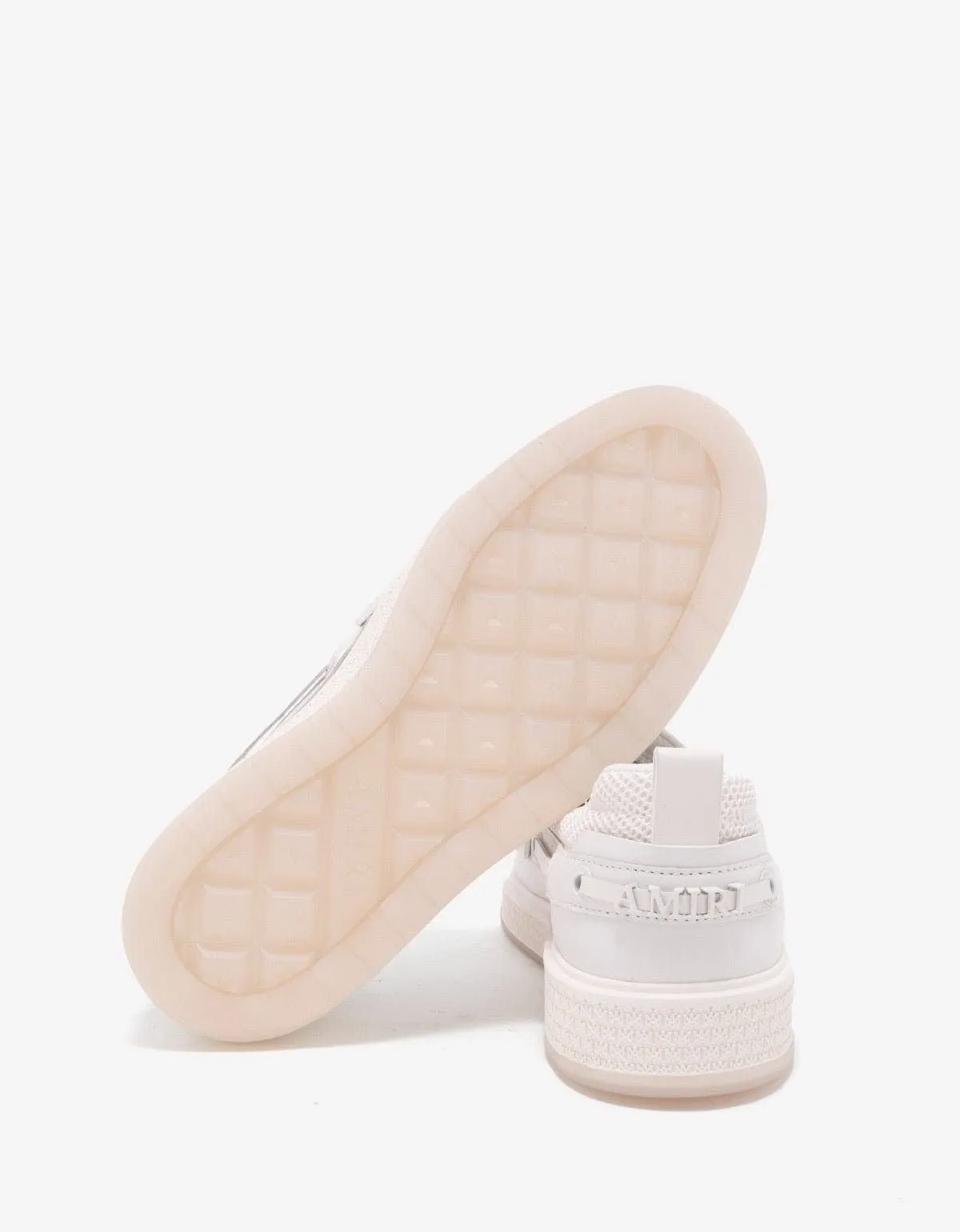 Amiri White MA Tassel Hybrid Loafers