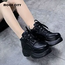 Amozae-Original design of 2024 fashionable ladies sneakers, women's tennis shoes, women's platform wedge shoes