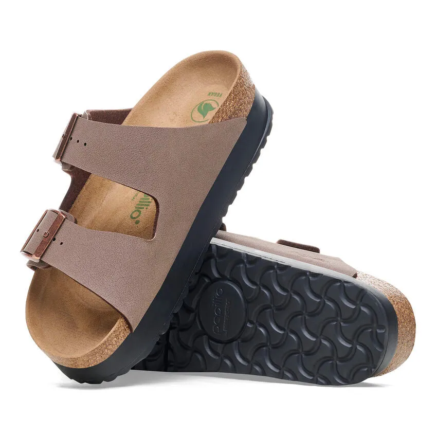 Birkenstocks Arizona Flex Platform (Birko-Flor) - Mocha