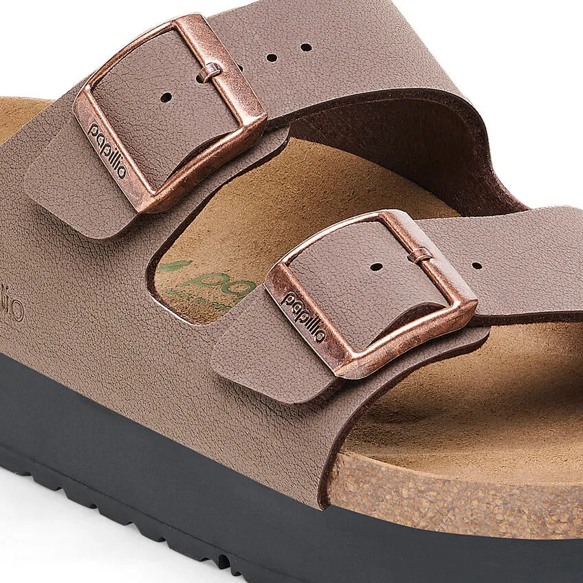 Birkenstocks Arizona Flex Platform (Birko-Flor) - Mocha
