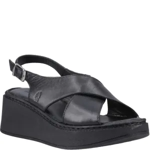 Black Bex Wedge Sandals