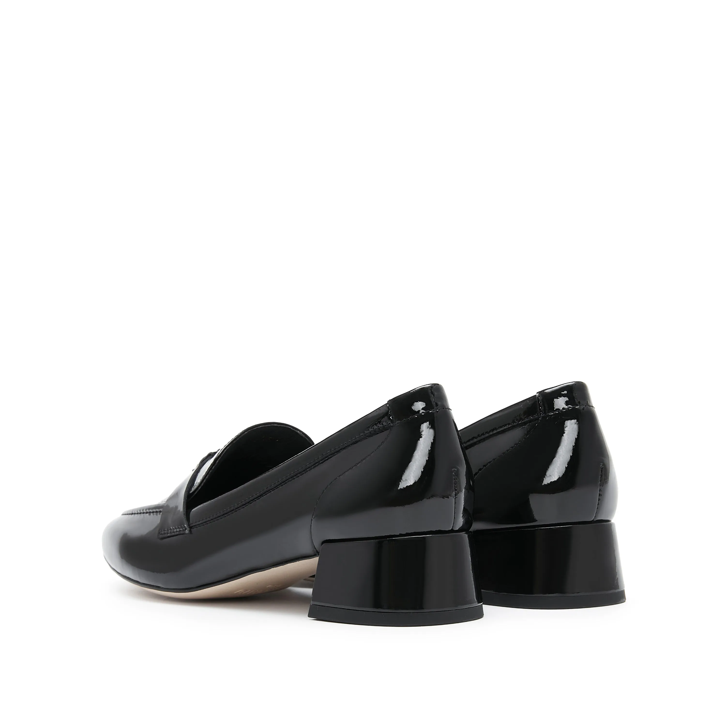 Black Classic Signature Patent Loafers