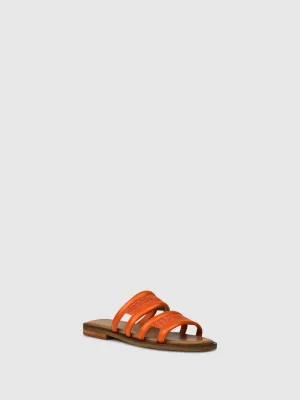 Bow Sandals A06L1 Orange