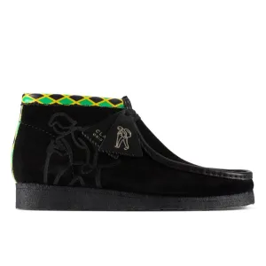 Clarks Originals Wallabee Boot Jamaican Bee Men's Black Multi Suede 26160552