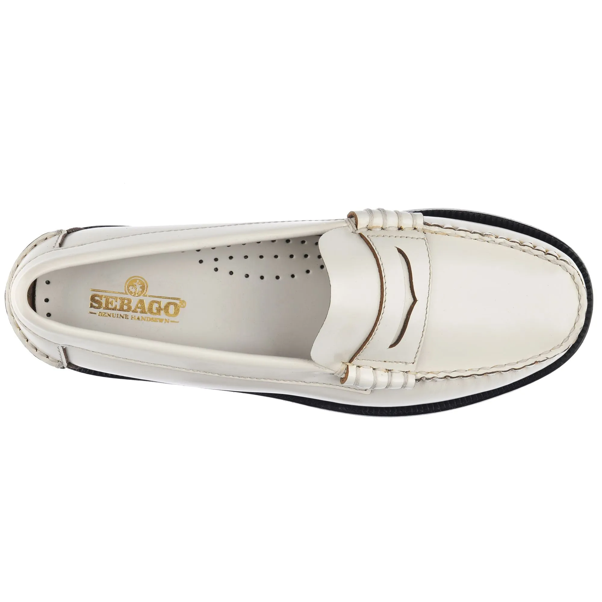 CLASSIC DAN PIGMENT WOMAN - Moc - Moccasin - Woman - WHITE