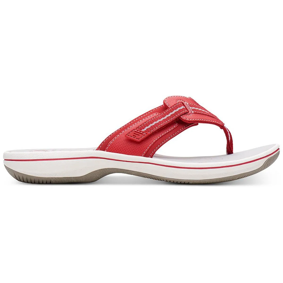 Cloudsteppers by Clarks Womens Brinkley Jazz Thong Slip On Flip-Flops