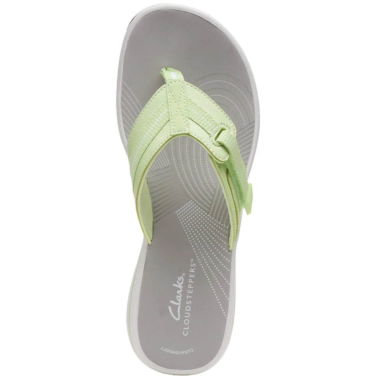 Cloudsteppers by Clarks Womens Brinkley Jazz Thong Slip On Flip-Flops