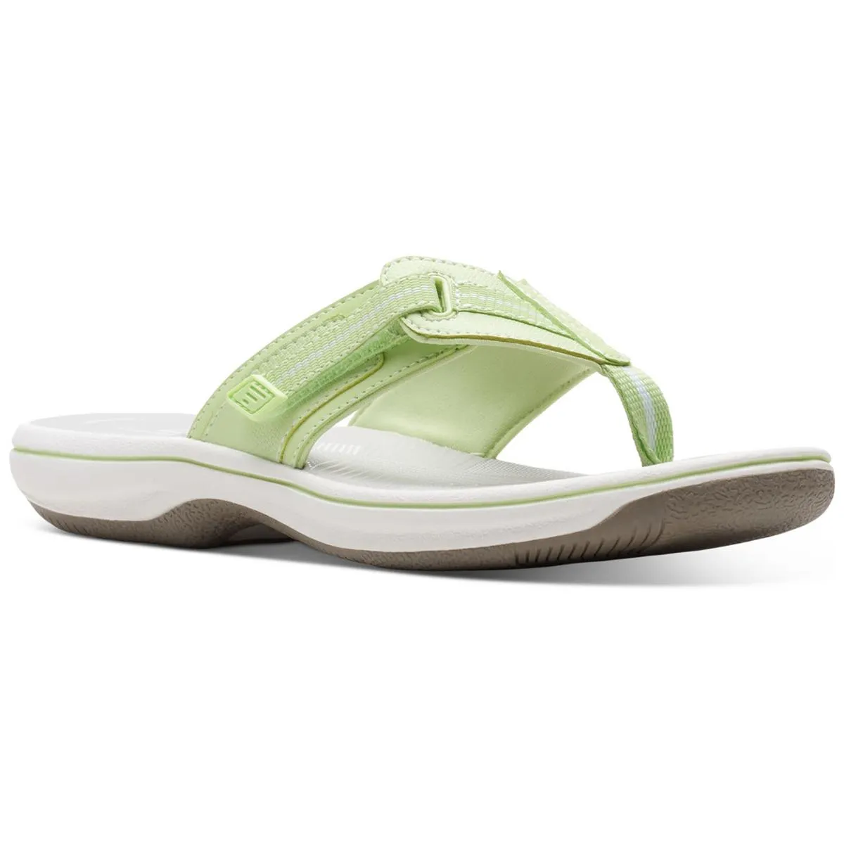 Cloudsteppers by Clarks Womens Brinkley Jazz Thong Slip On Flip-Flops