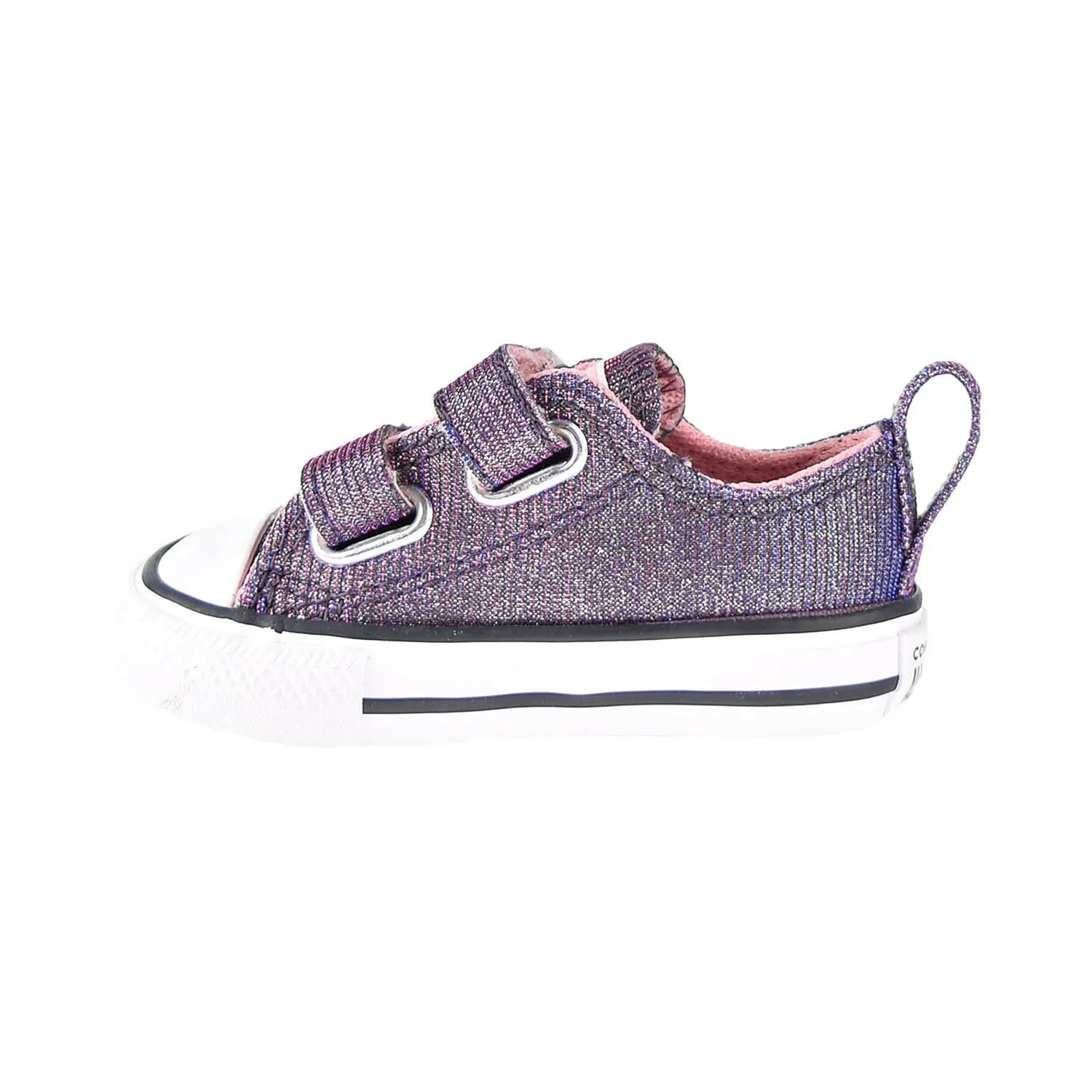 Converse Chuck Taylor AS Space Star Hook And Loop Ox Toddler Shoes Coastal Pink