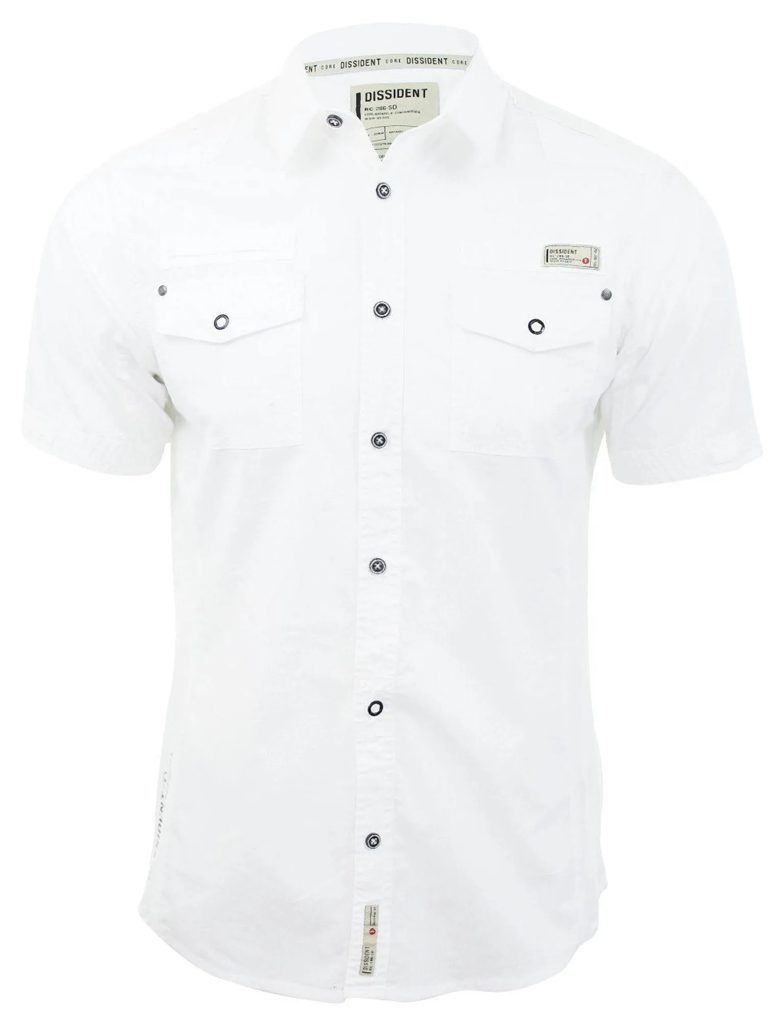 Dissident Vantage white cotton shirt