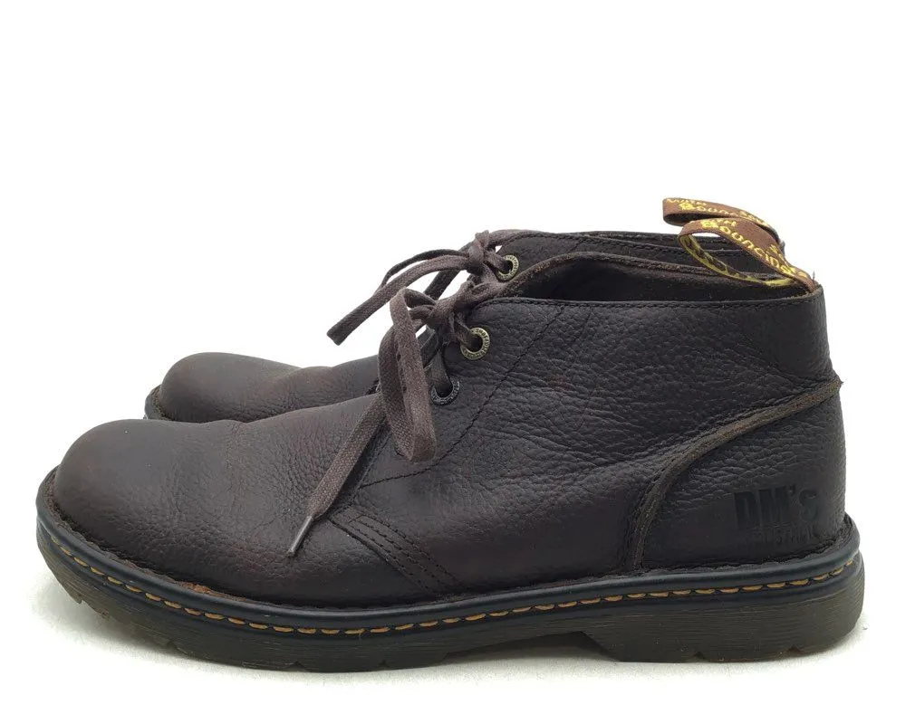 Dr. Martens Men's Sussex Brown Round Toe Lace-Up Ankle Chukka Boots - Size 10