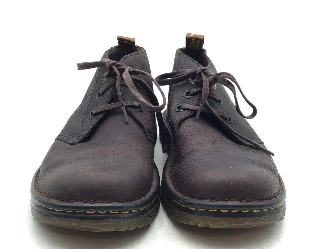 Dr. Martens Men's Sussex Brown Round Toe Lace-Up Ankle Chukka Boots - Size 10