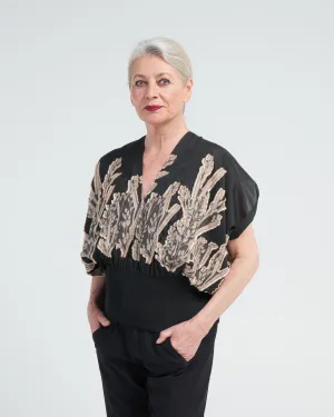 eva top - black/natural