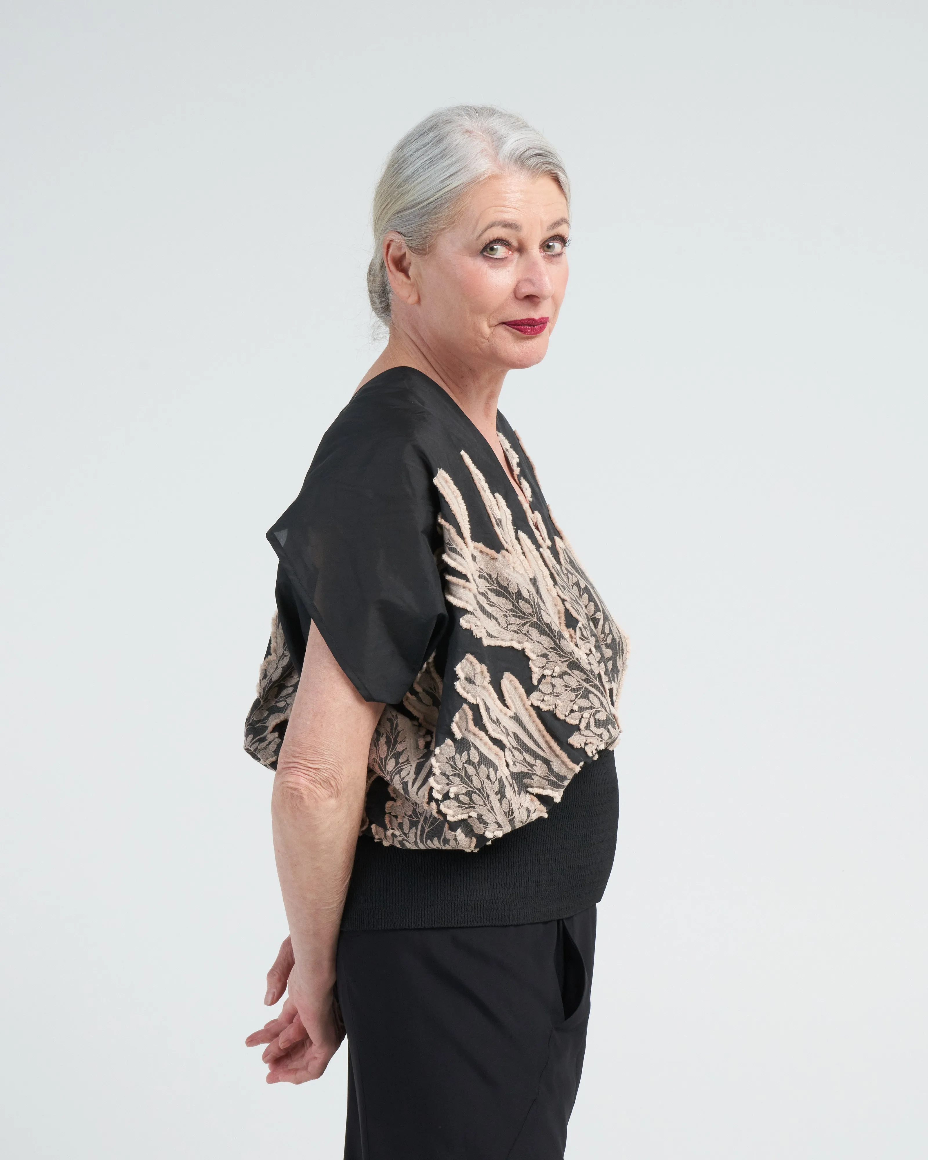 eva top - black/natural