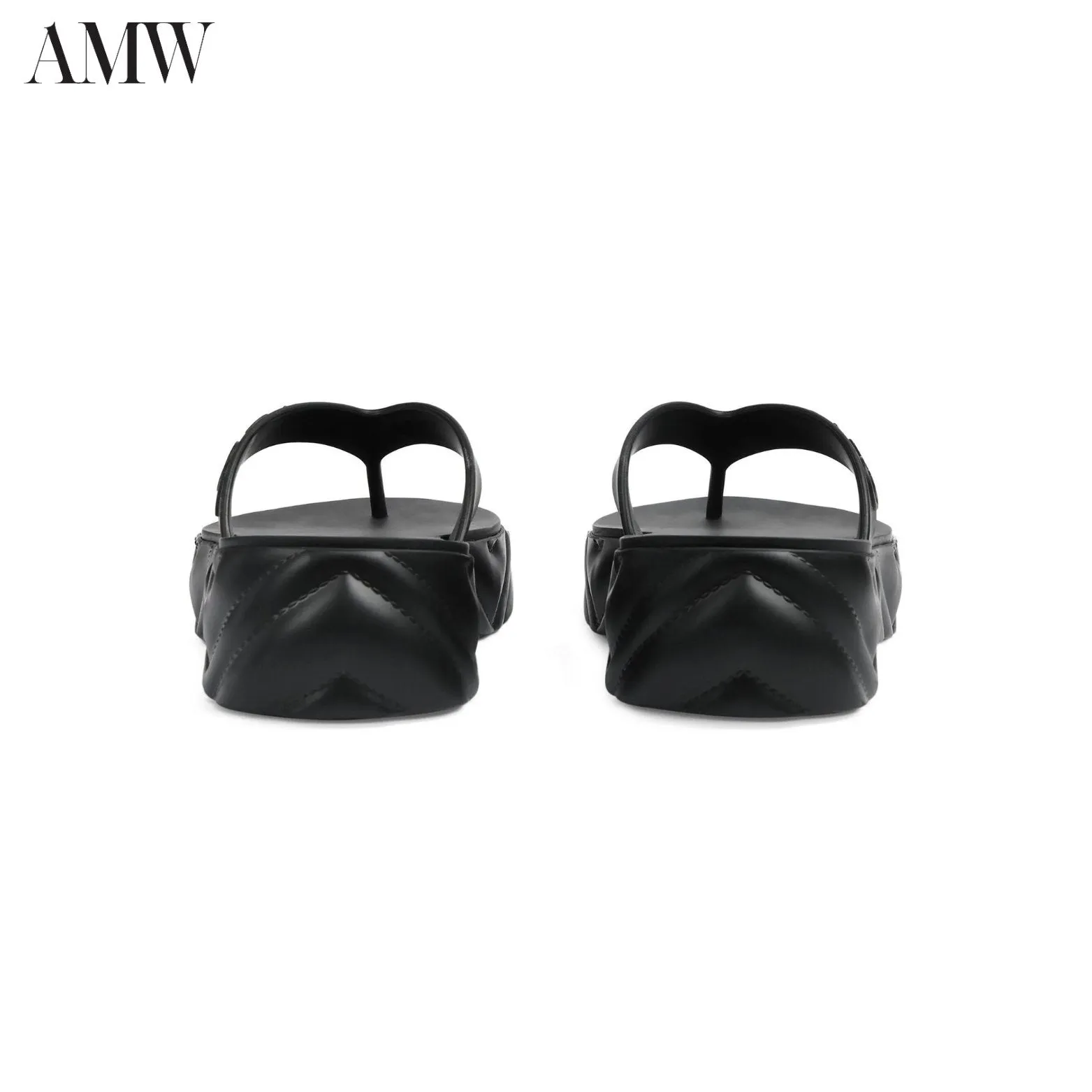 GUCCI Logo-debossed Platform Flip-flops