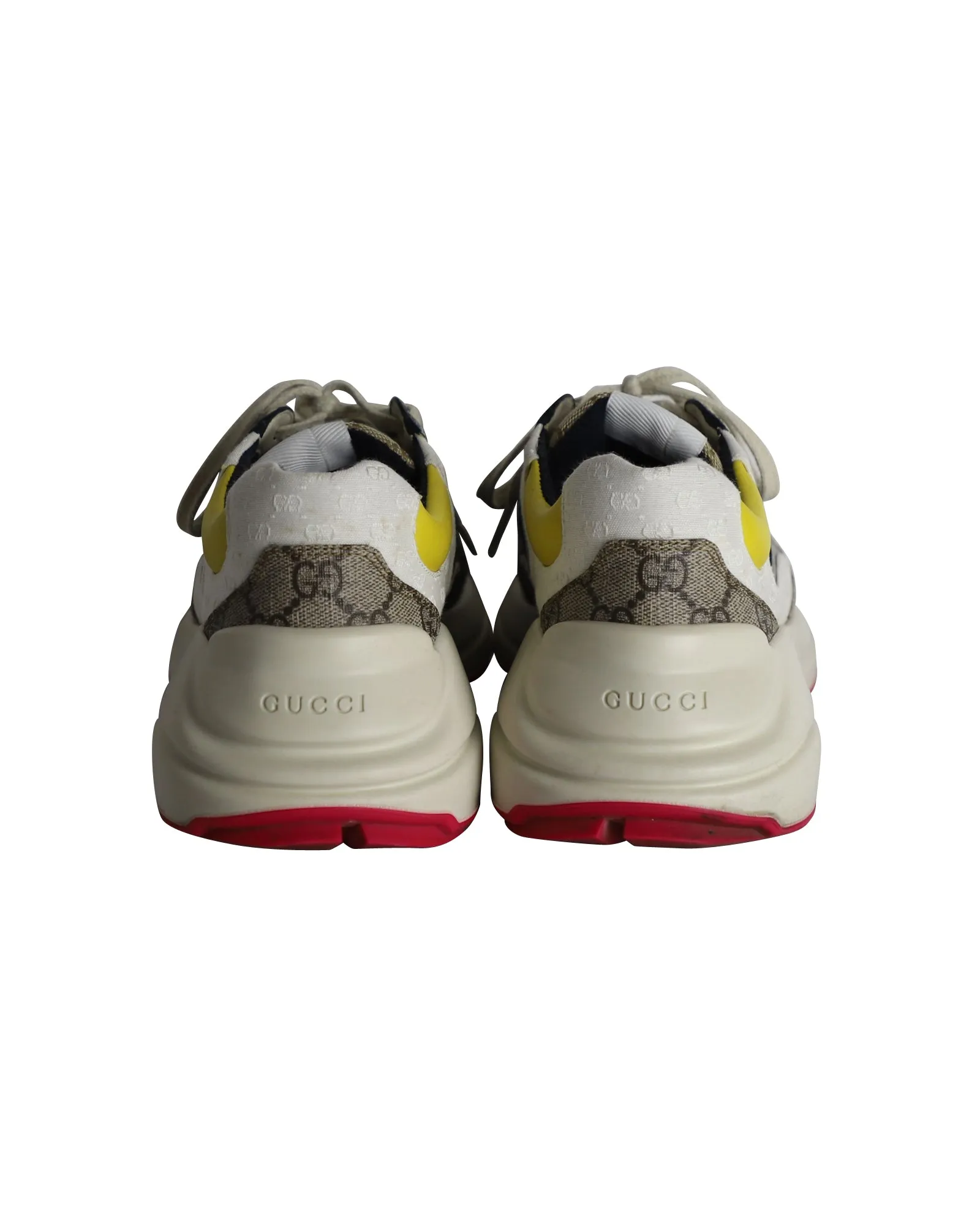 Gucci Rhyton Sneakers in Multicolor Leather and Canvas