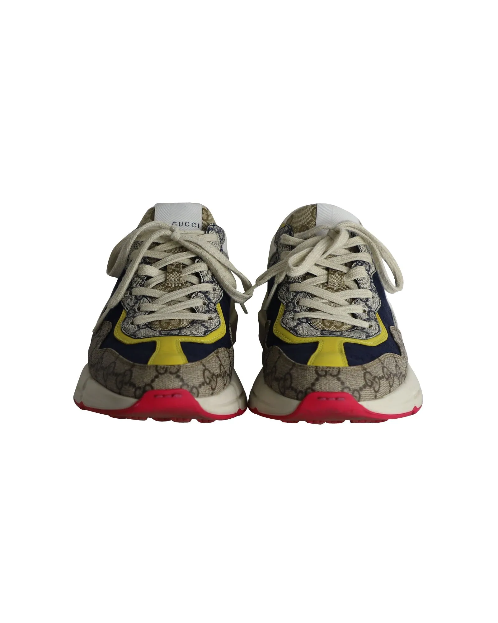 Gucci Rhyton Sneakers in Multicolor Leather and Canvas