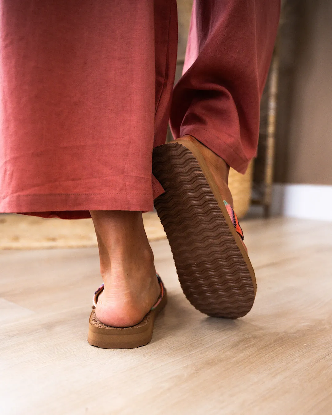Gypsy Jazz Azteca Flip Flops- Light Pink FINAL SALE