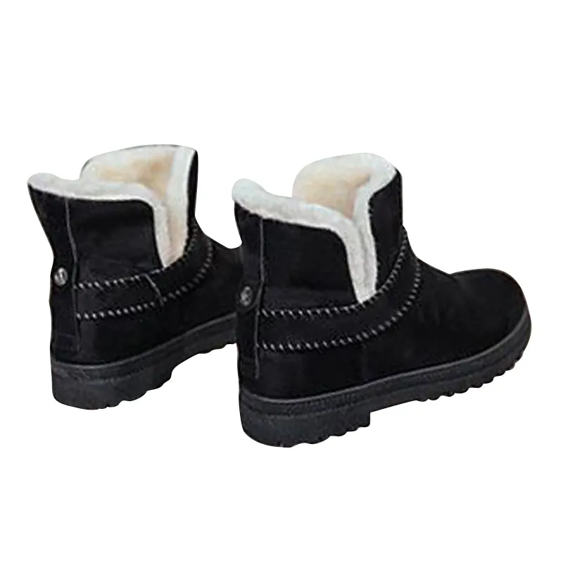 HEE GRAND Ankle Boots Faux Suede with Platform