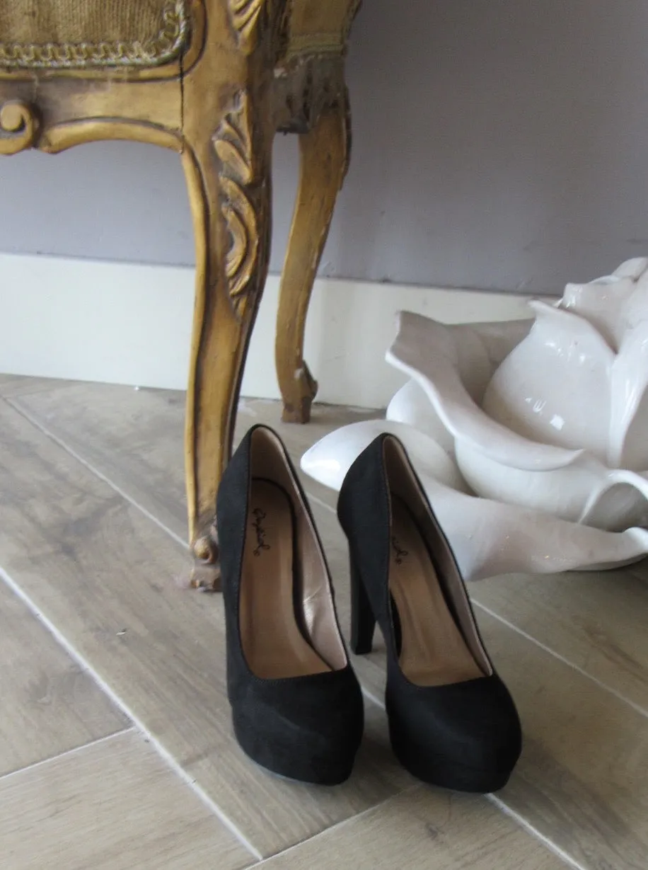 JESSICA Platform RoundToe Pumps Shoes