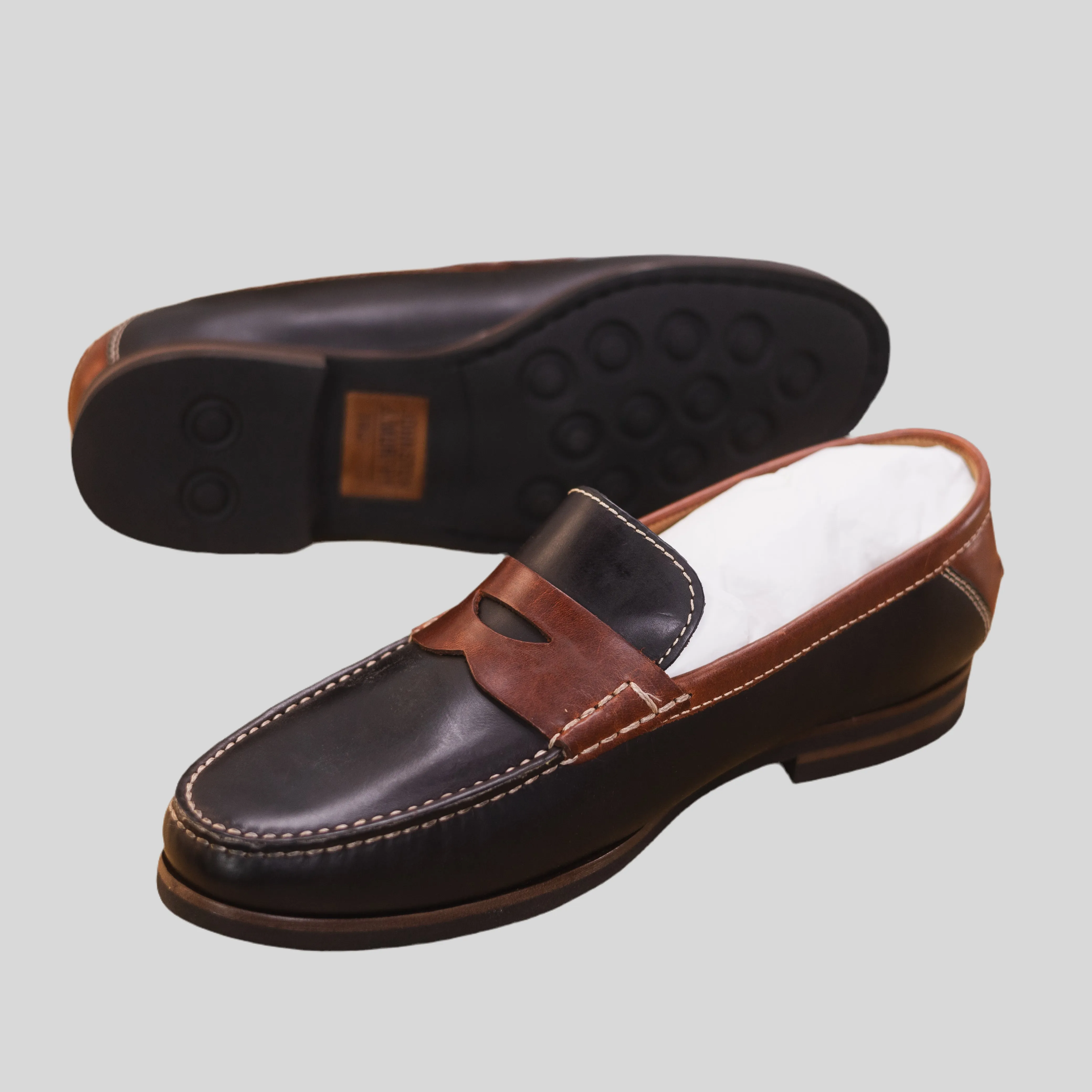 Johnston & Murphy Bolton Two Toned Penny