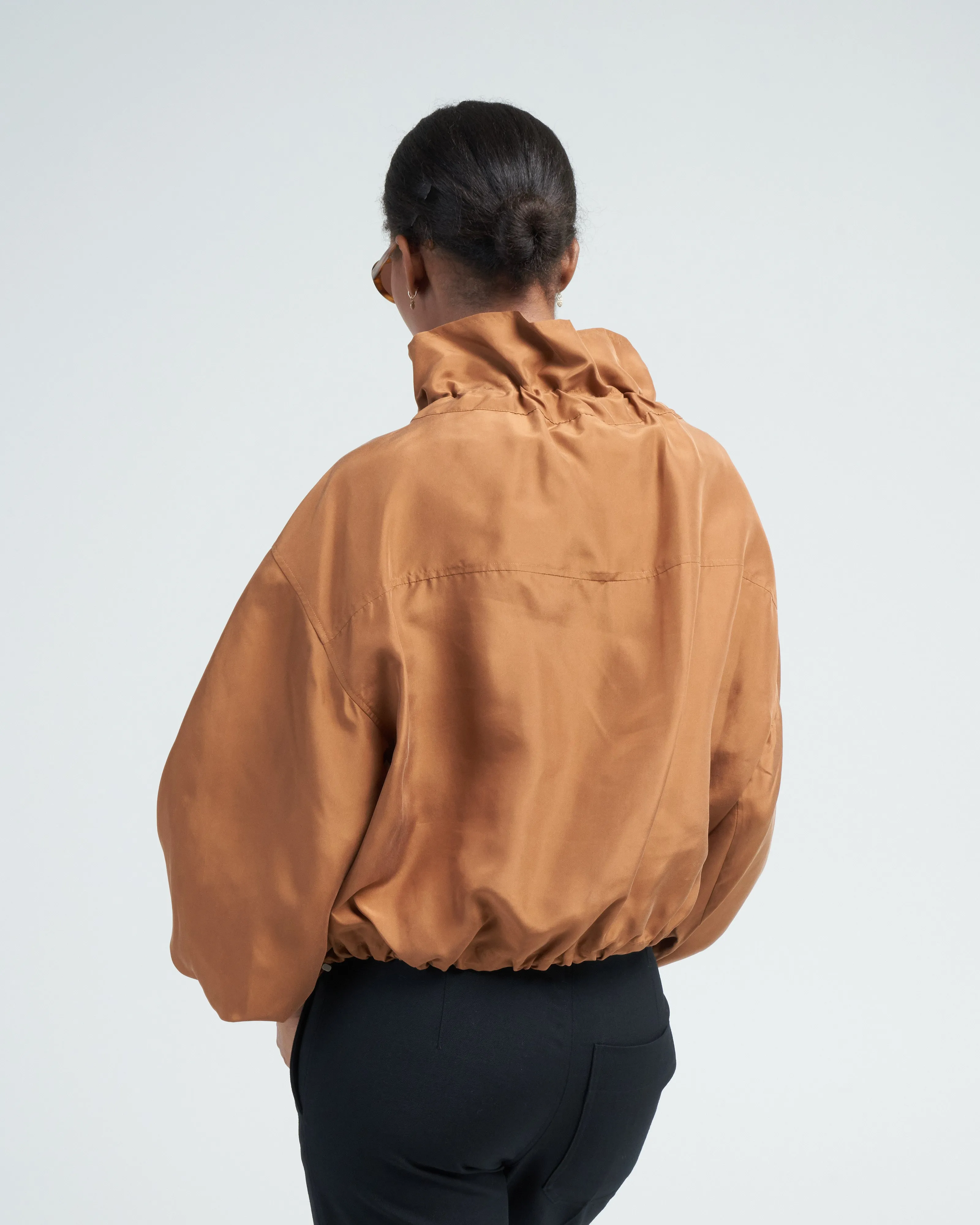 kamara blouse - chestnut