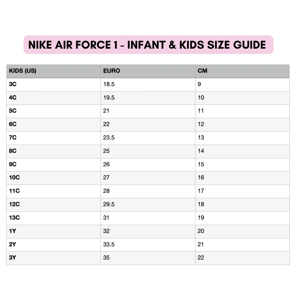 Kids Lilac Tick AF1