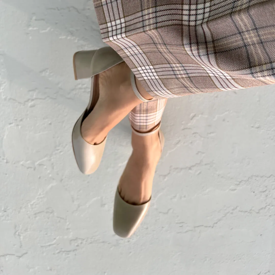 *LAVERNE - beige, 5cm size UK 2