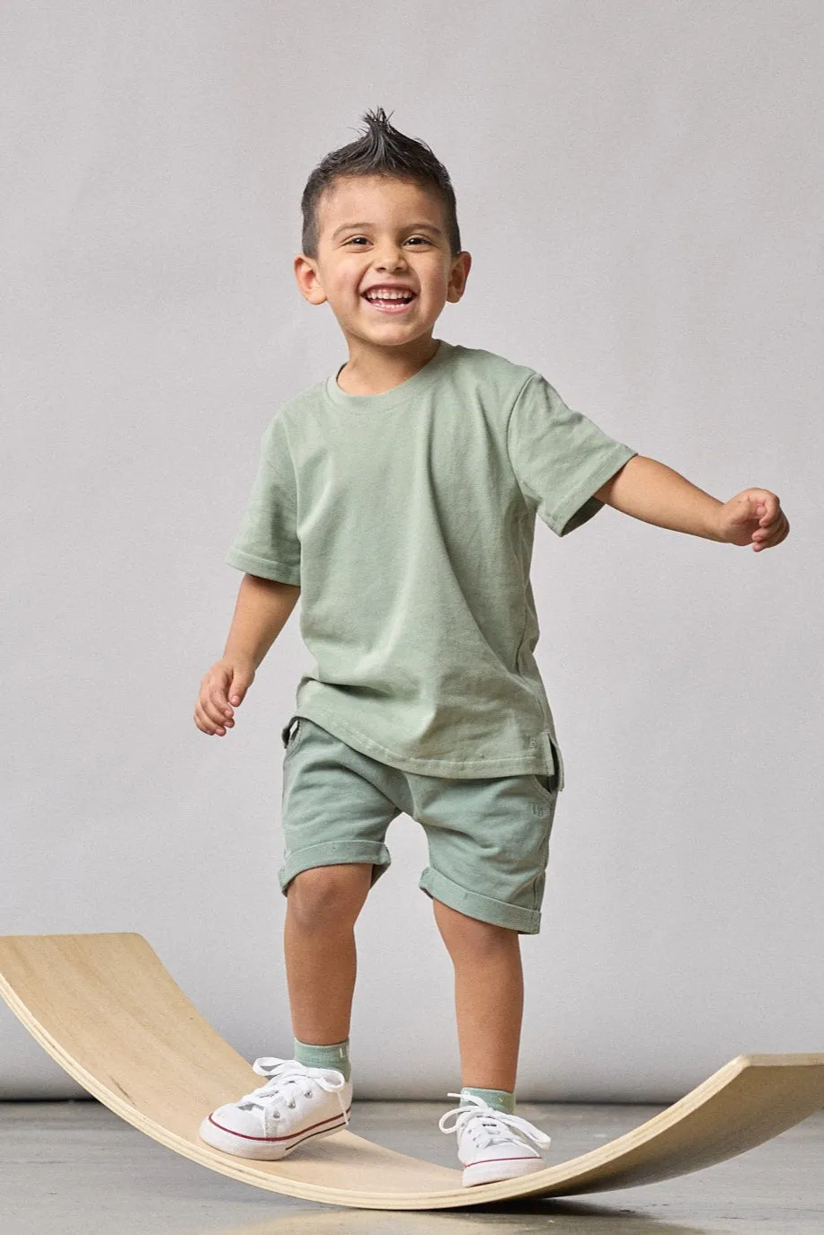 Little Bipsy - Elevated Tee in Basil