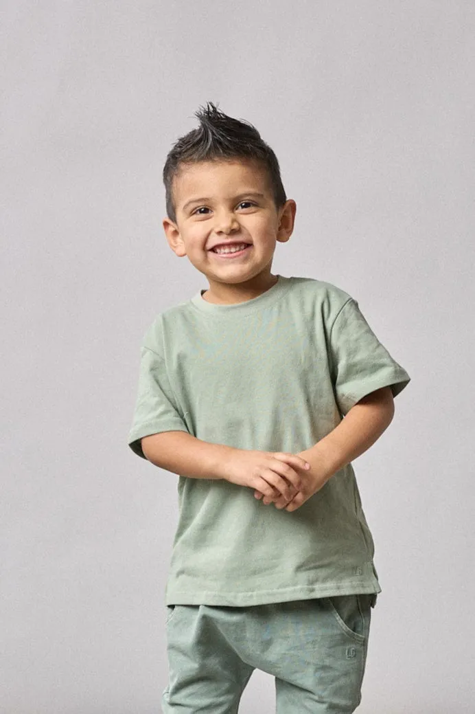Little Bipsy - Elevated Tee in Basil