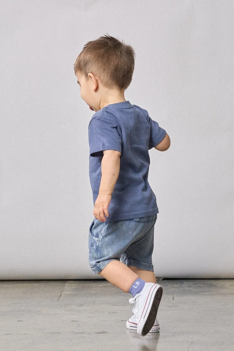 Little Bipsy - Elevated Tee in Navy