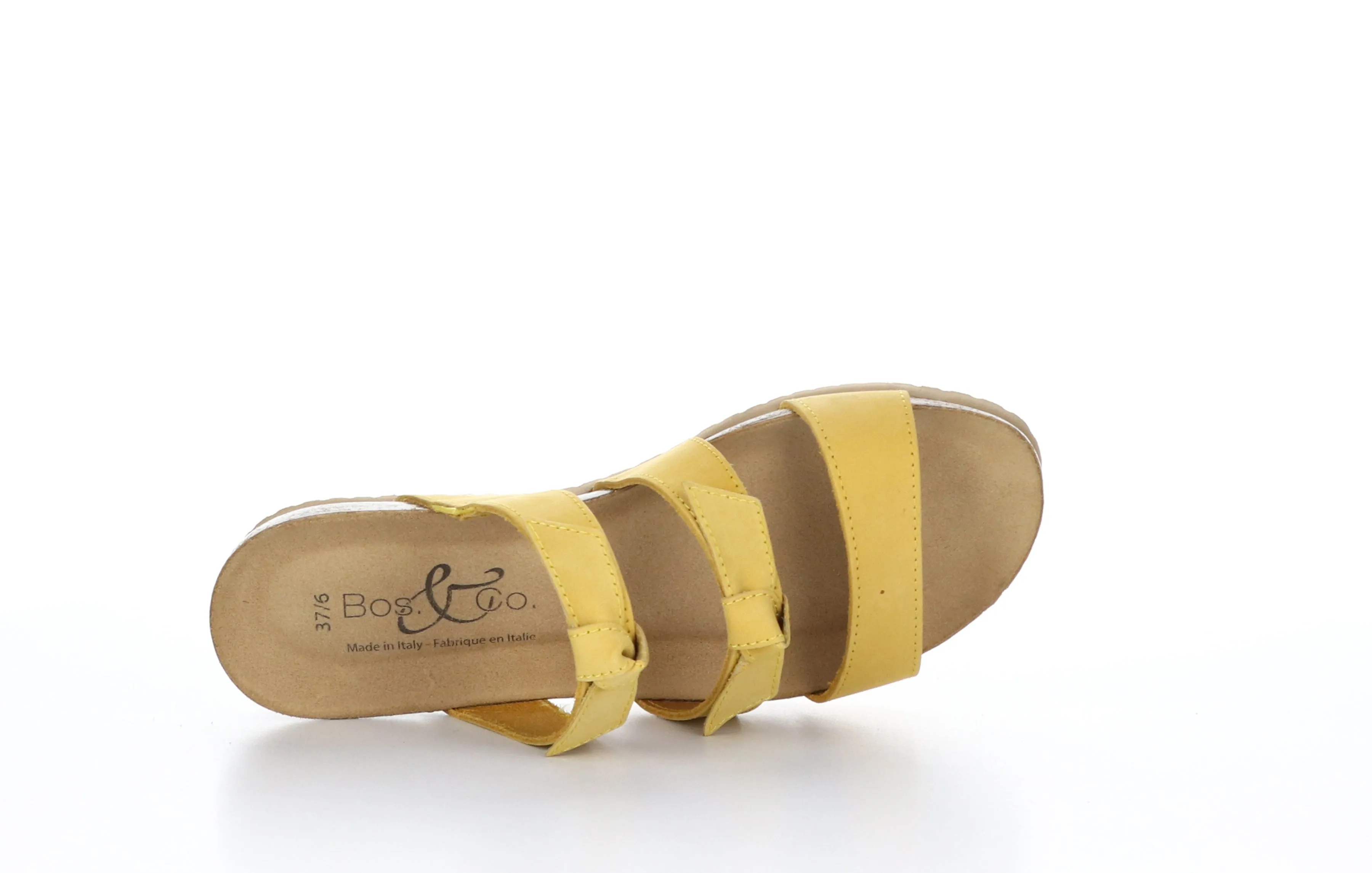 LURE Yellow Strappy Sandals