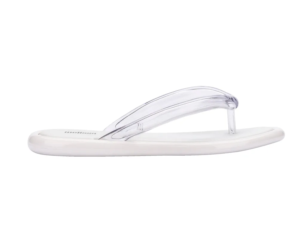 Melissa Airbubble AD White Thong Flip-Flops