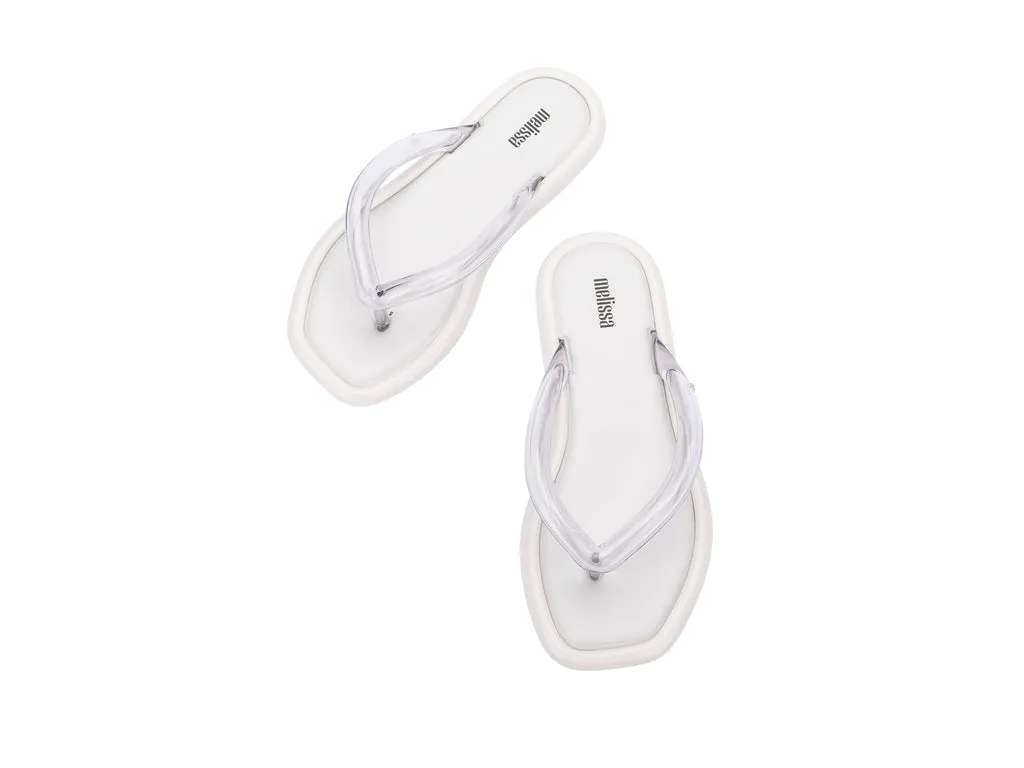 Melissa Airbubble AD White Thong Flip-Flops