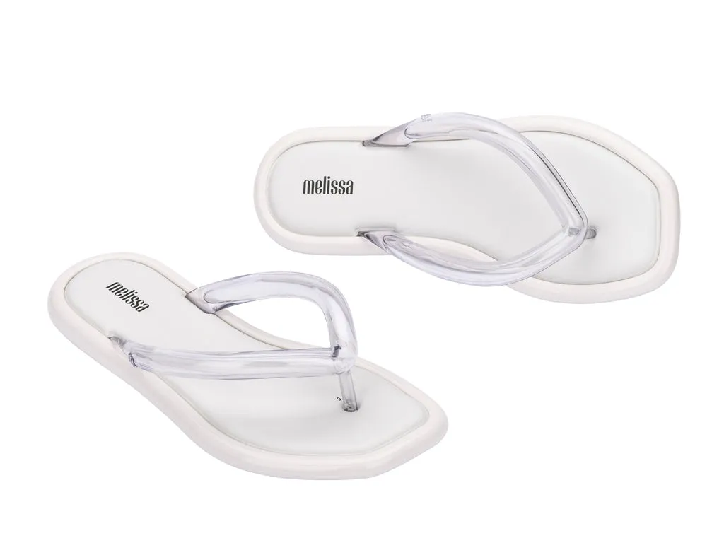 Melissa Airbubble AD White Thong Flip-Flops