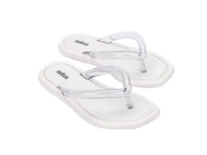 Melissa Airbubble AD White Thong Flip-Flops