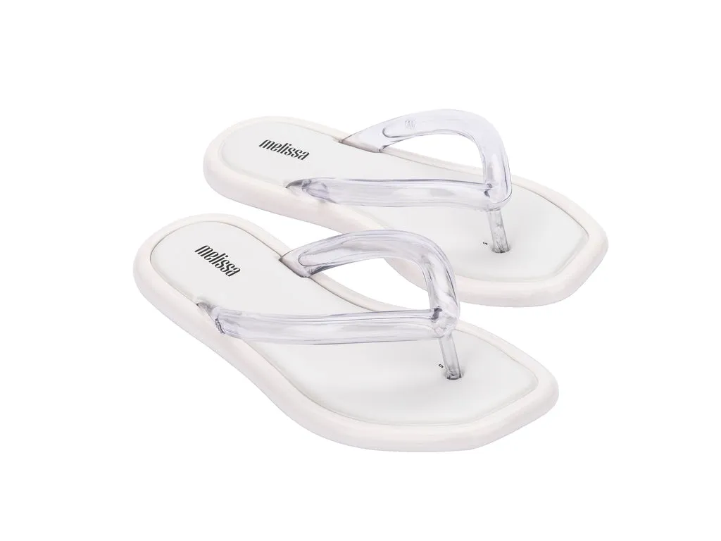 Melissa Airbubble AD White Thong Flip-Flops