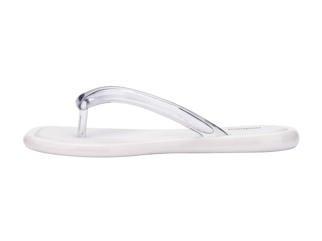 Melissa Airbubble AD White Thong Flip-Flops