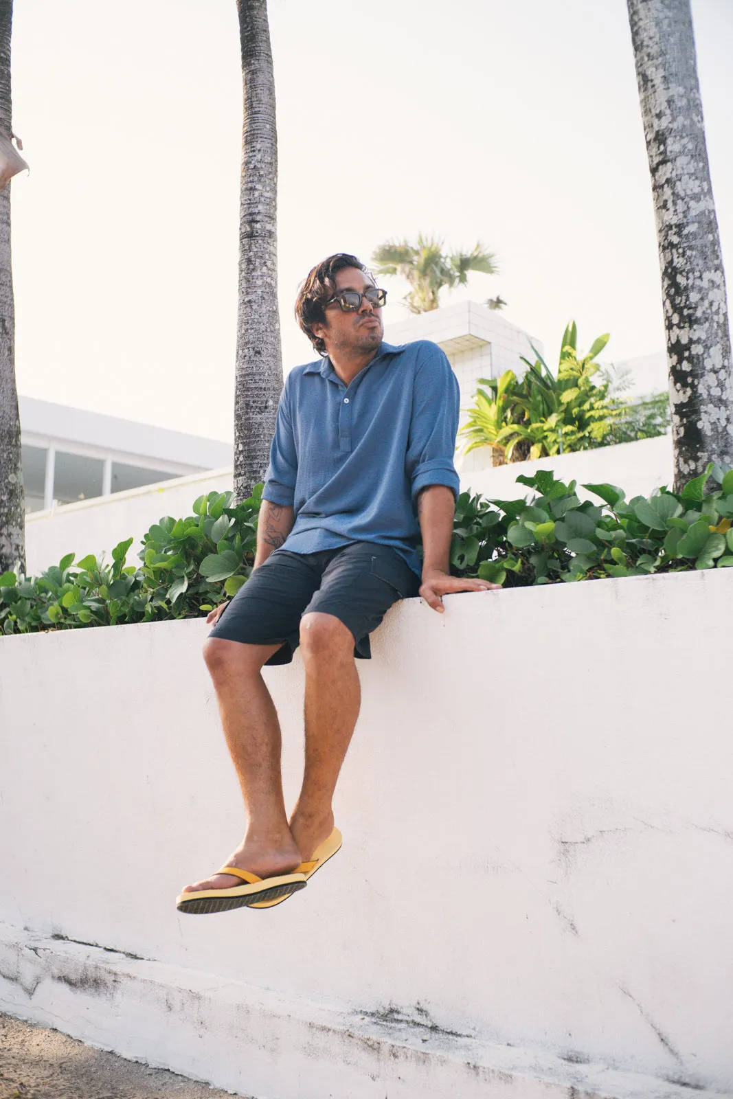 Men's Flip Flops ESSNTLS - Honey/Mustard