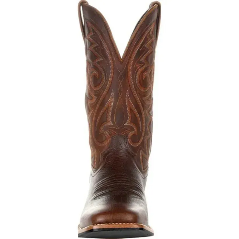 Mid Calf Western Cowboy Boots