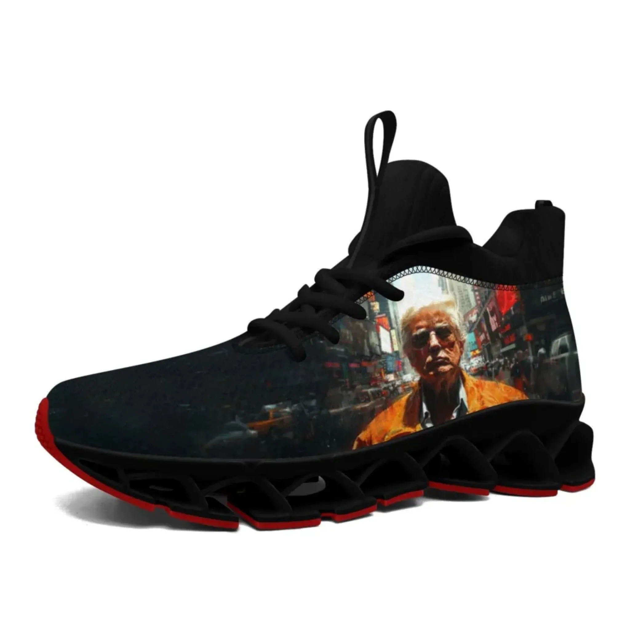 Personalized Trump Sneakers, Custom Pride Lightweight Shoes, Glow at Light Shoes