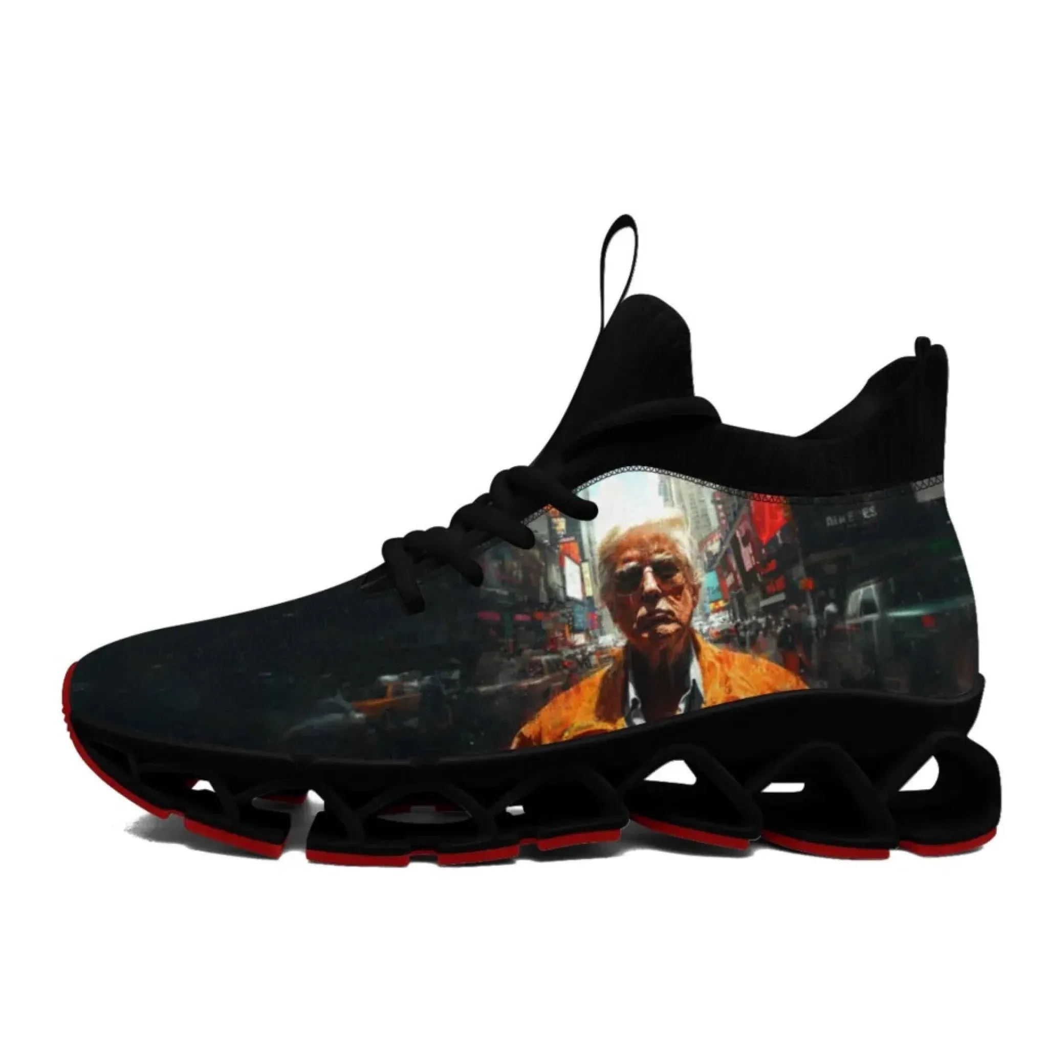 Personalized Trump Sneakers, Custom Pride Lightweight Shoes, Glow at Light Shoes