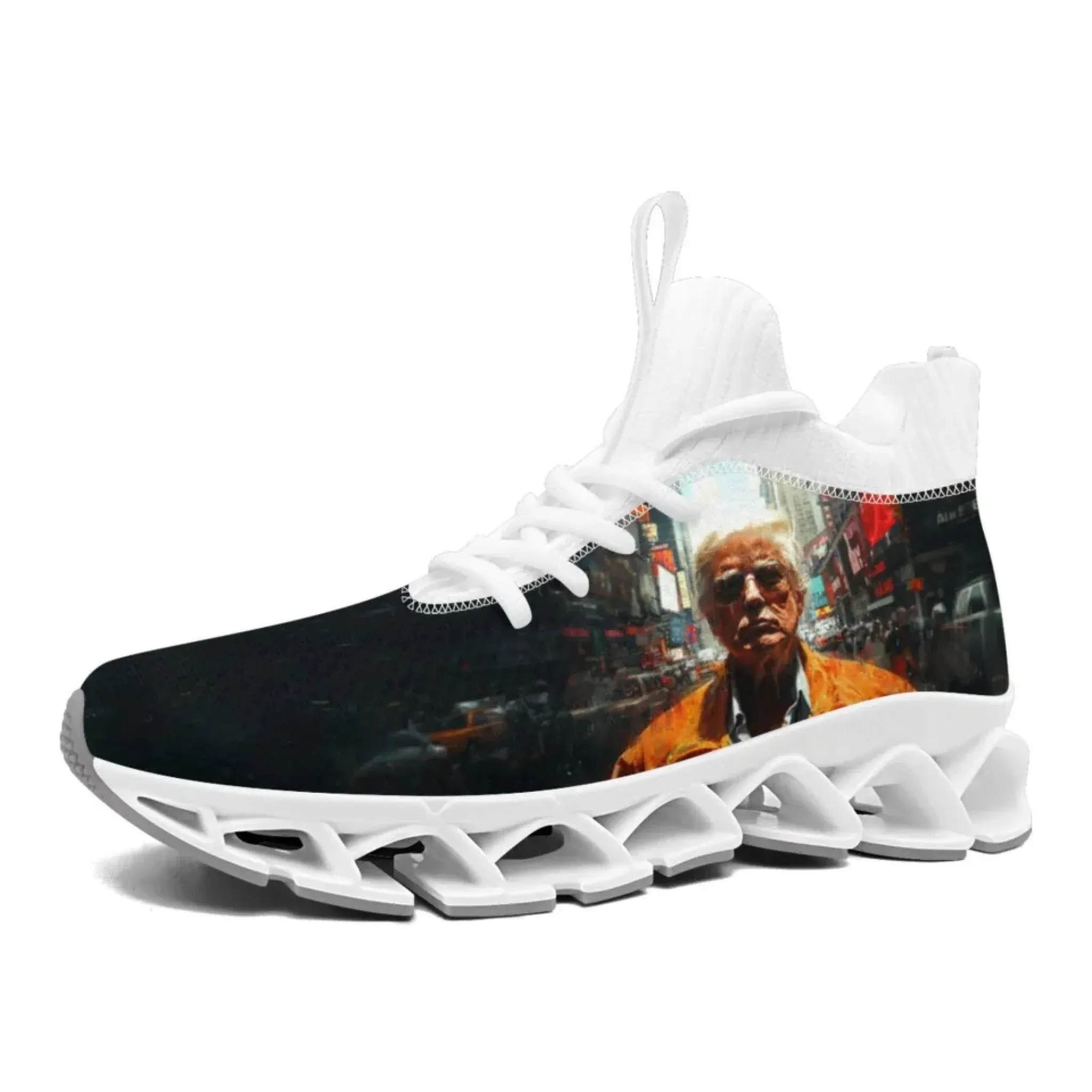 Personalized Trump Sneakers, Custom Pride Lightweight Shoes, Glow at Light Shoes