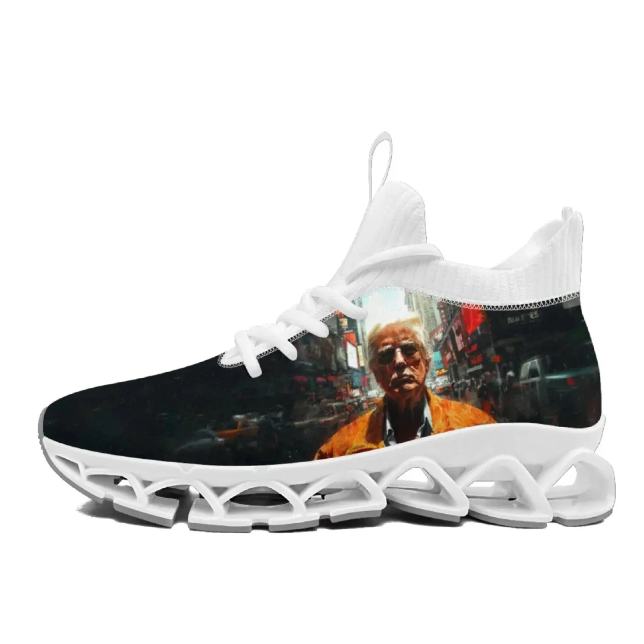 Personalized Trump Sneakers, Custom Pride Lightweight Shoes, Glow at Light Shoes