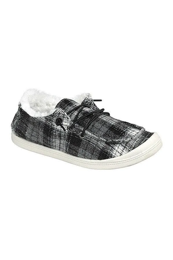 Plaid Comfort Slip-On