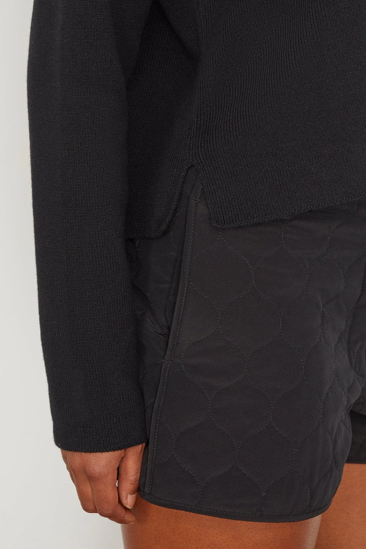 Red Ami De Coeur Crewneck Sweater in Black