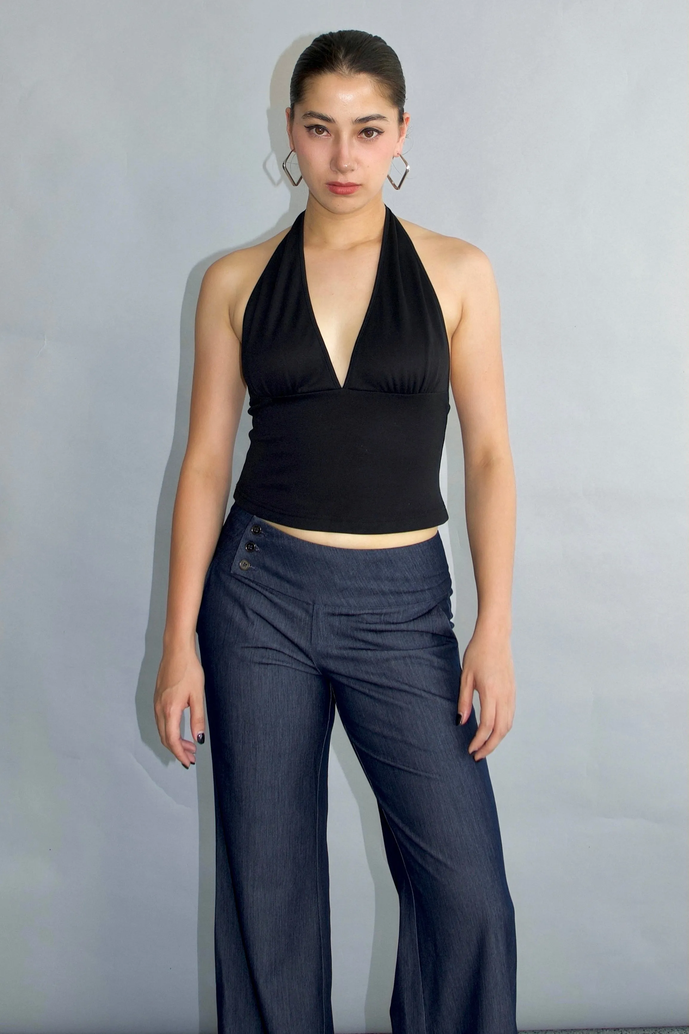 SCG MADE |Lola Halter-neck Cupro top