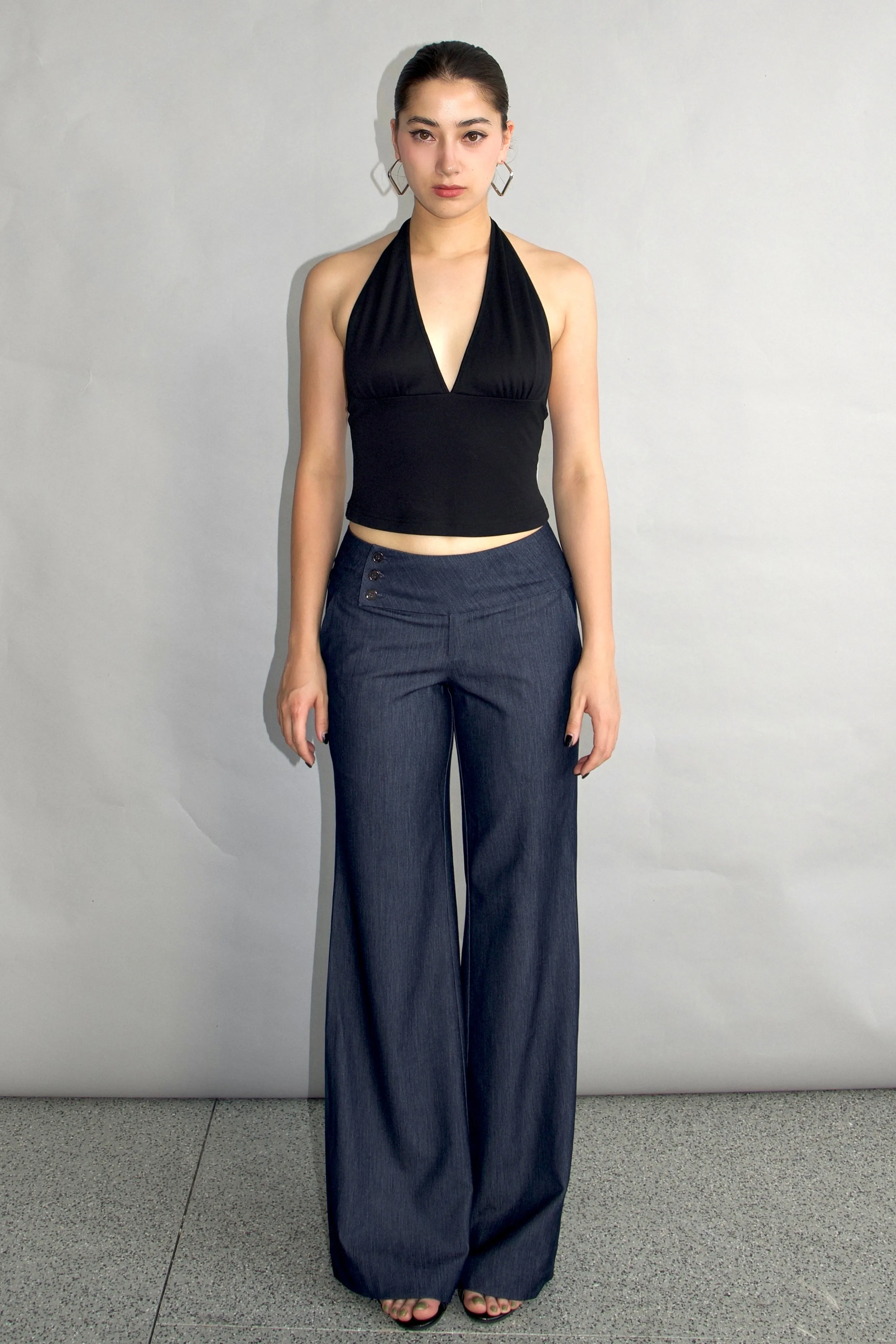 SCG MADE |Lola Halter-neck Cupro top